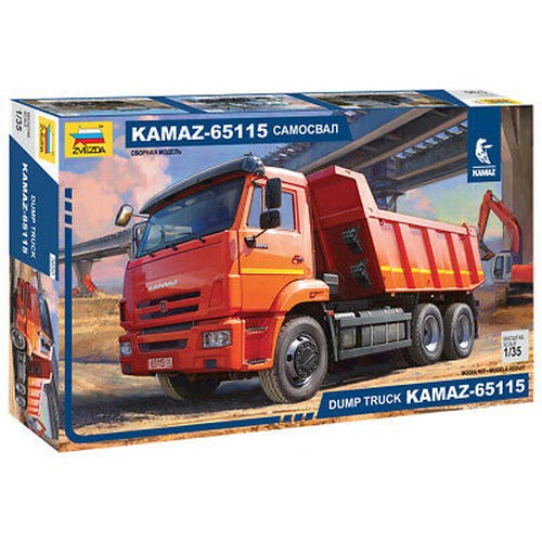 Kamaz 65115 Dump Truck Kit 1:35 DS Modellismo Kamaz 65115 Dump Truck Kit 1:35