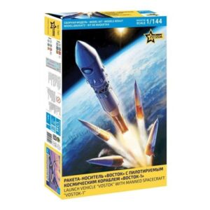 VOSTOK LAUNCH VEHICLE "Vostok with manned spacecraft Vostok-1" KIT 1:144