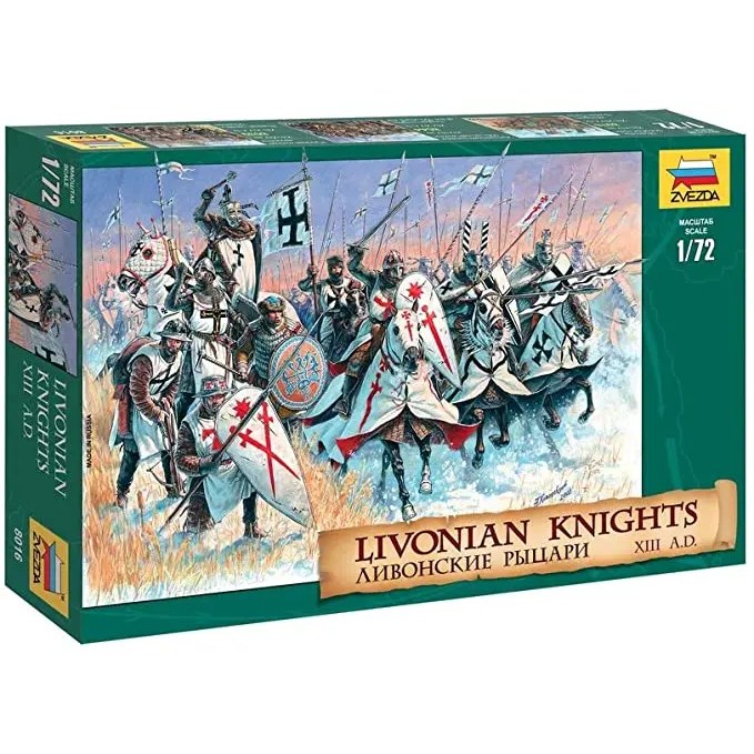 Livonian Knights Kit 1:72 DS Modellismo Livonian Knights Kit 1:72