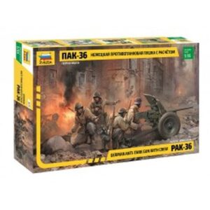 1/35 PAK-36 German Anti-Tank Gun with Crew