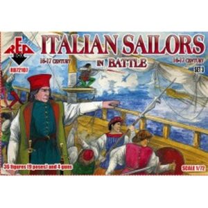 1/72 Italian Sailors in Battle, 16-17th century set 3