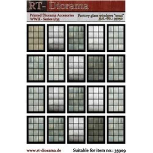 1/35 Printed Accesories: Factory in vetro Windows "Small DS Modellismo 1/35 Printed Accesories: Factory in vetro Windows "Small