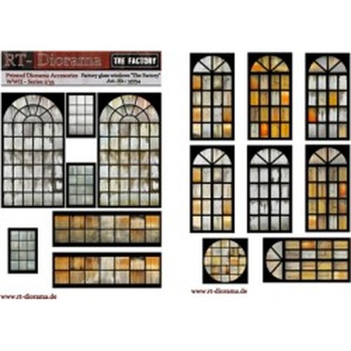 1/35 Printed Accesories: Factory in vetro Windows "The Factory DS Modellismo 1/35 Printed Accesories: Factory in vetro Windows "The Factory