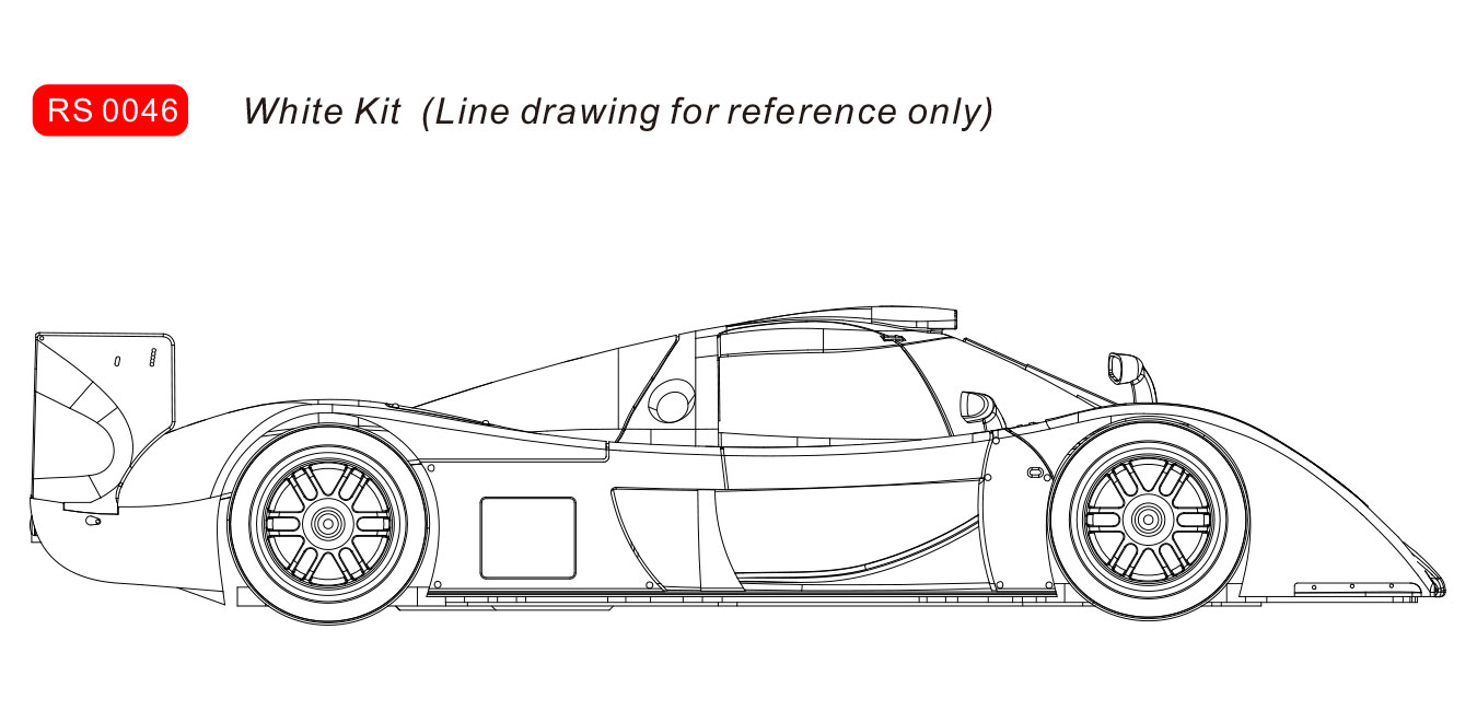 Toyota GT-One White Kit re-edition DS Modellismo Toyota GT-One White Kit re-edition REVOSLOT