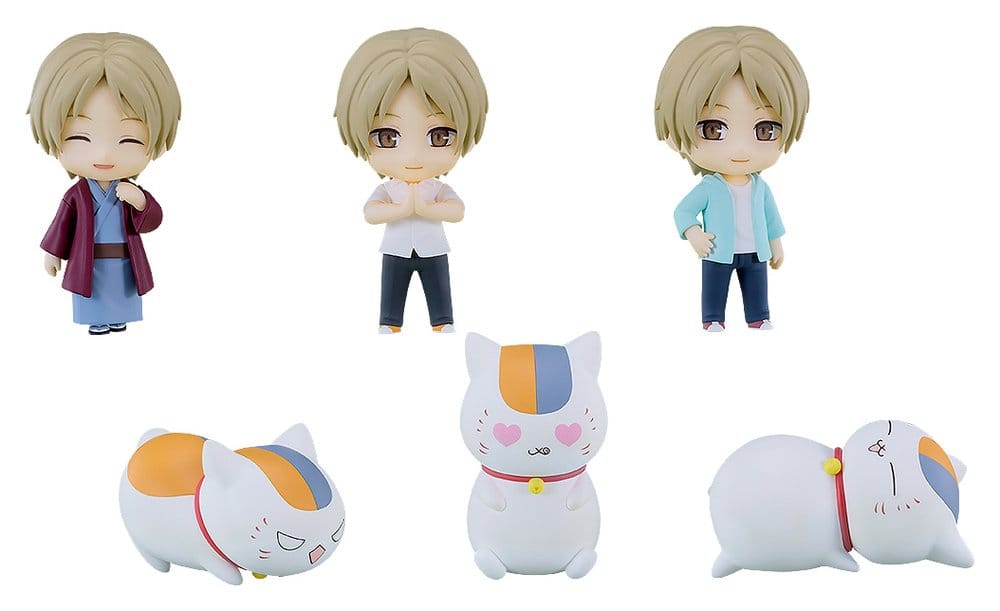 Natsume´s Book of Friends Nendoroid Surprise Mini Figures Takashi Natsume & Nyanko Sensei Collection 7 cm Blind Box Assortment (6) DS Modellismo Natsume´s Book Friends Nendoroid Surprise