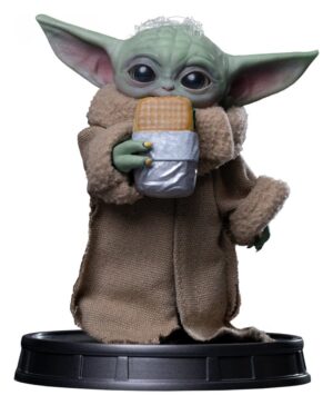 Statua Mandalorian & Grogu Grogu Grogu Food