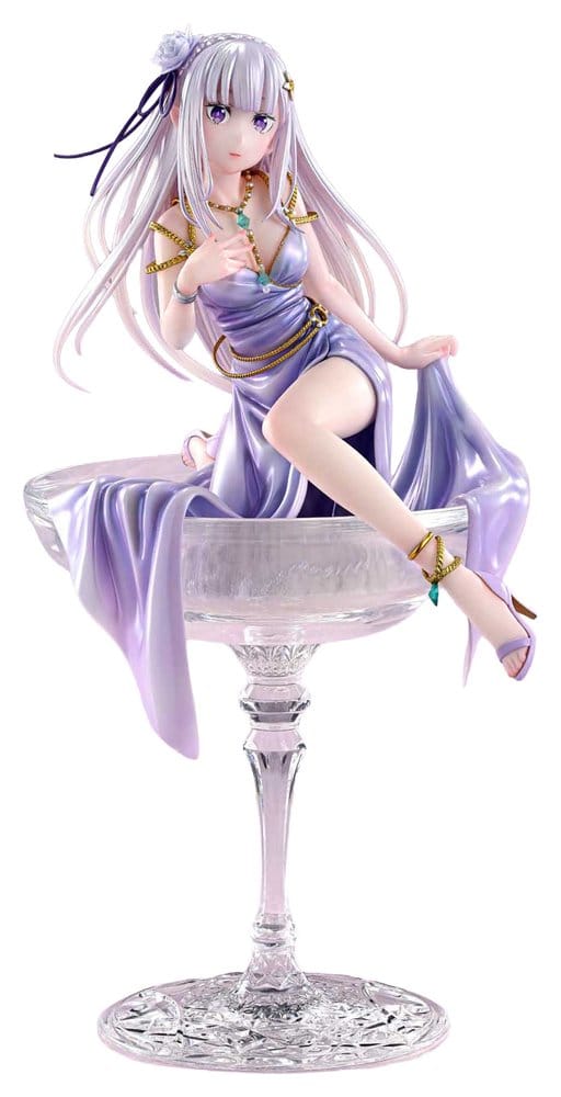 Statua Re:Zero Prisma Wing 1/7 Emilia in vetro Edition 29 cm DS Modellismo Statua Re:Zero Prisma Wing Emilia in vetro