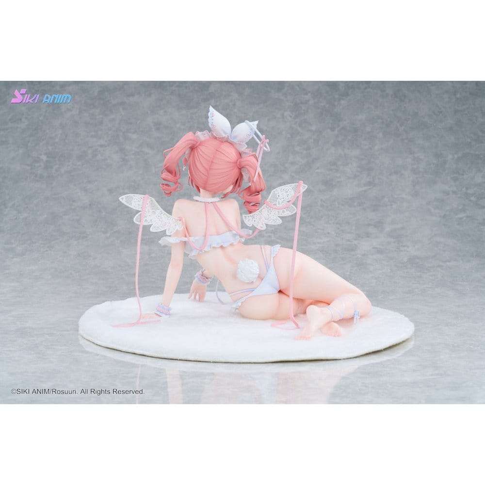 Original Character PVC Figure 1/4 White Rabbit Rosu Angel Ver. Illustrated by Rosuuri Bonus Edition 23 cm DS Modellismo Original Character White Rabbit Rosu Angel - vista 6